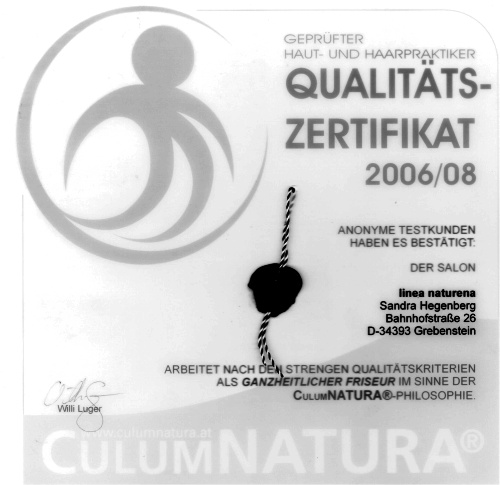 Qualitätszertifikat